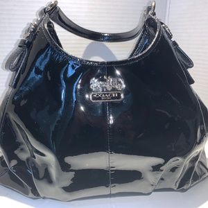 Coach Black Patent leather bag